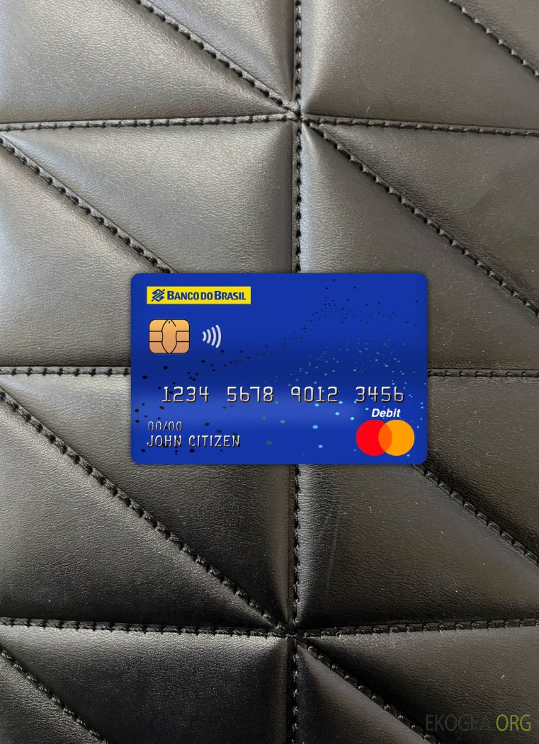 Brésil Banco do Brasil banque principale carte de débit photolook ,